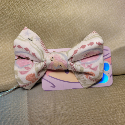 Pink Mermaids Dog Bow Tie