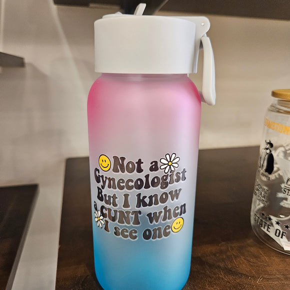 I Know A Cunt Water Bottle
