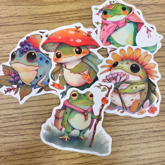 Frogs Sticker 6 pack