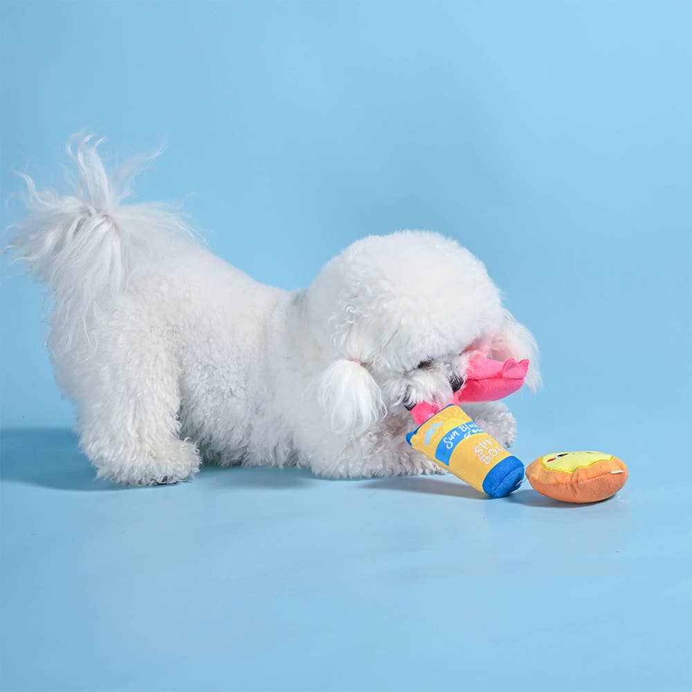 HugSmart Pet - Beach Daze | Barkin' Beach- Dog Plush Toy