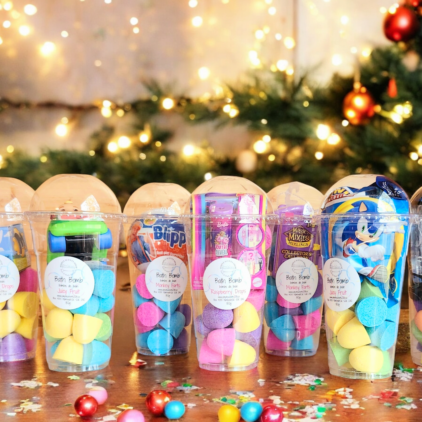 Bath Bombs in a Cup with Random Child Toy - 1