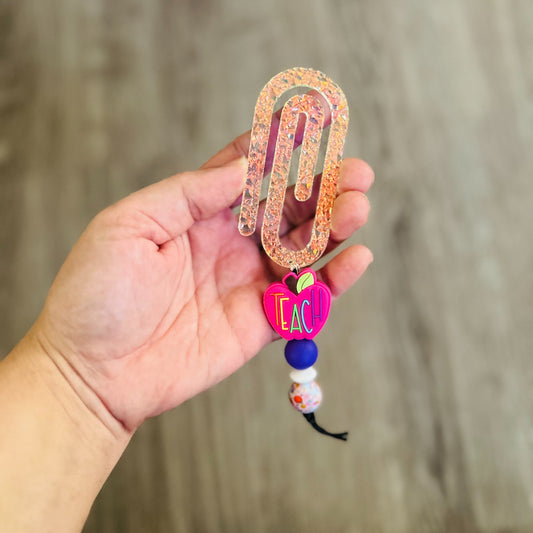 Acrylic Paperclip Bookmark - 2