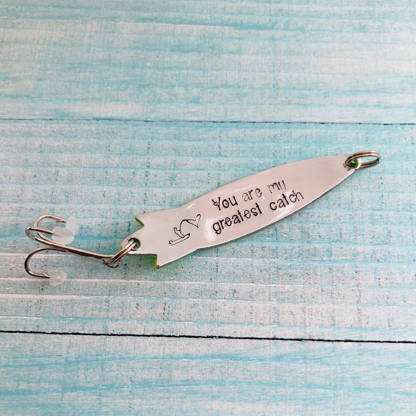 Hand Stamped Fishhooks