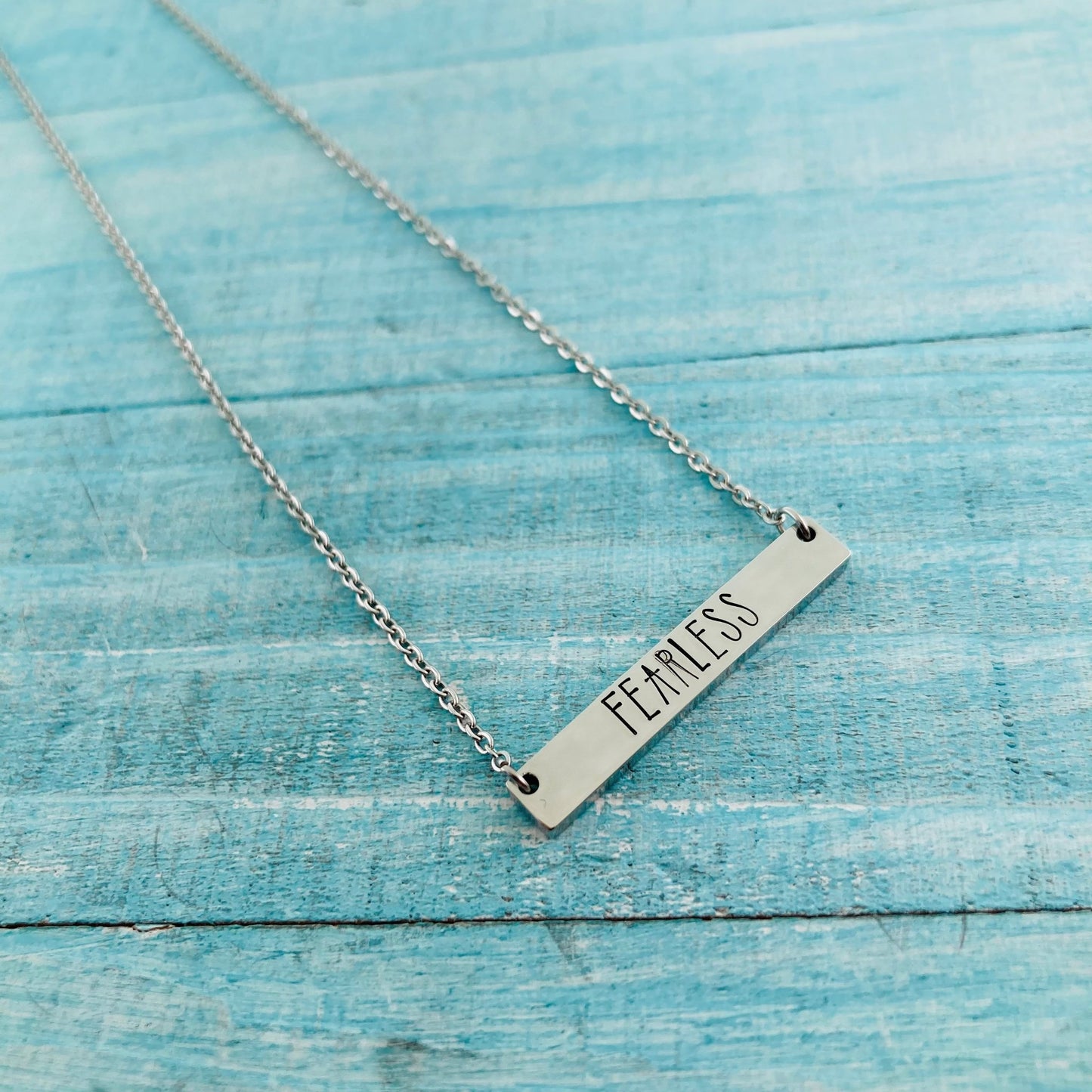 Stainless Steel Hand Stamped Necklaces