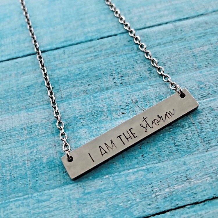 Stainless Steel Hand Stamped Necklaces
