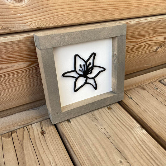Lily Mini Sign