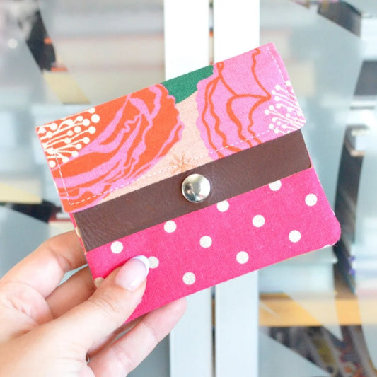 Mini Leather-Snap Wallet