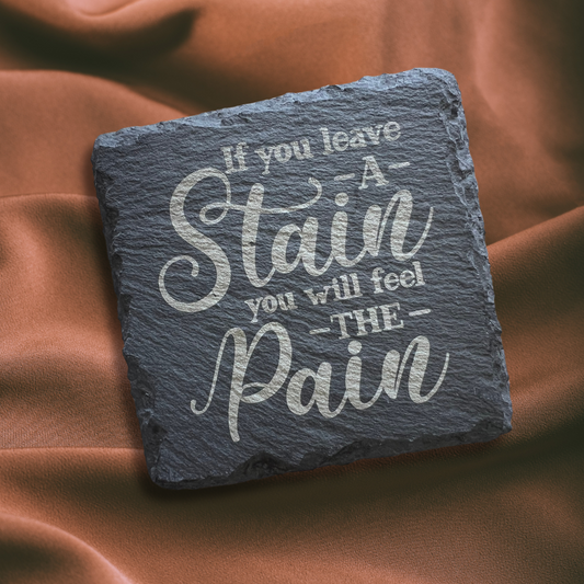 Sarcastic Slate Coaster Set