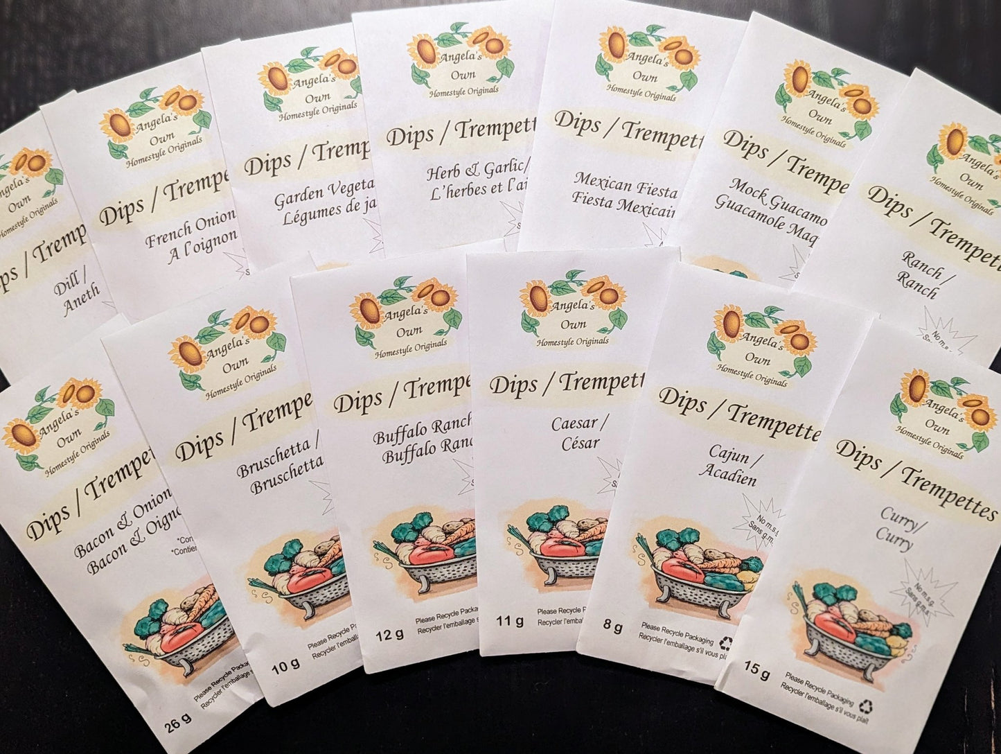 DIP and BRUSCHETTA MIXES