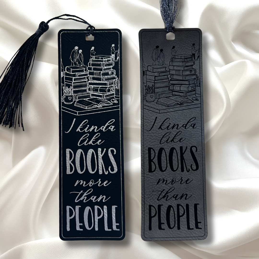 I Kinda Like Books More Than People Bookmark