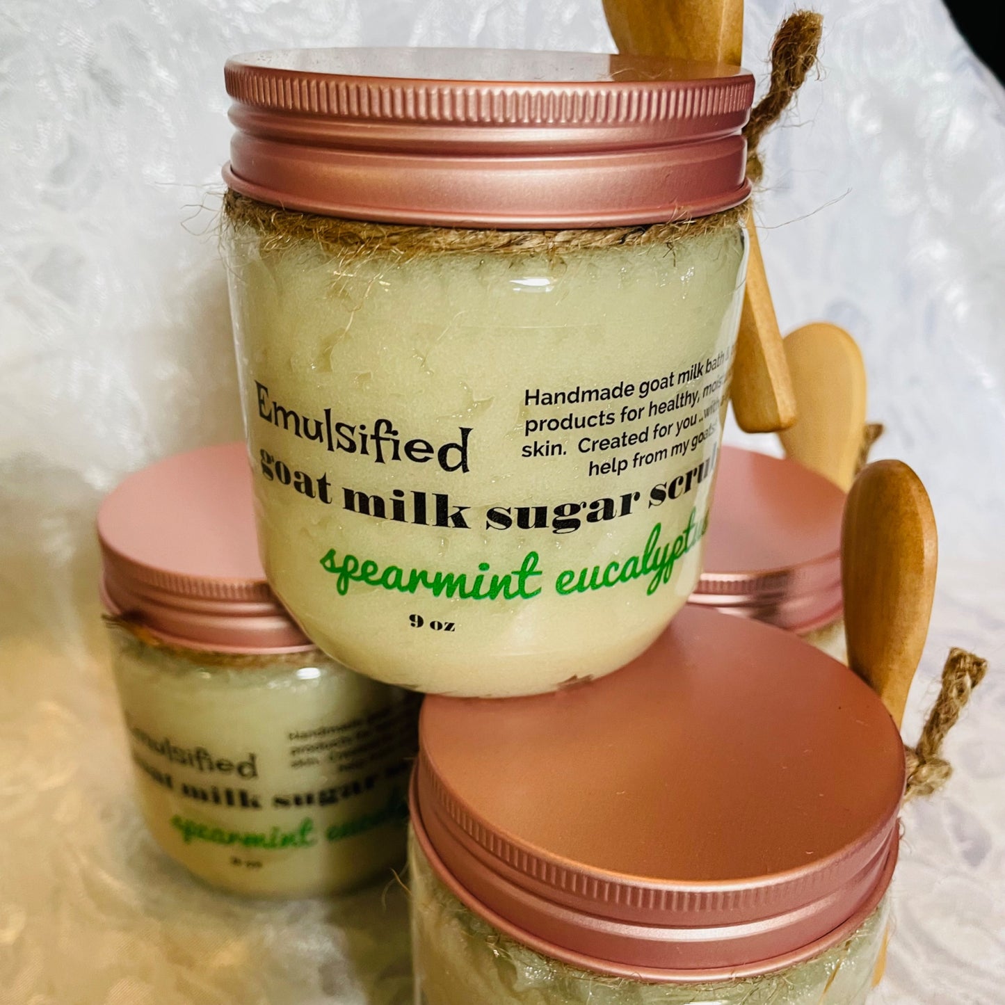 Emulsified Goat Milk Sugar Scrub
