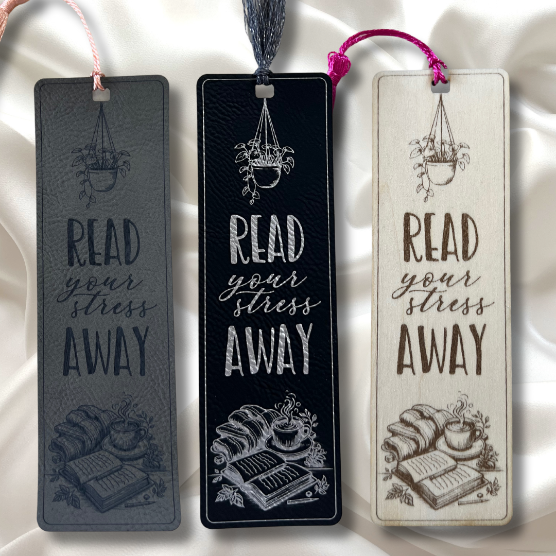 Read Your Stress Away Bookmark