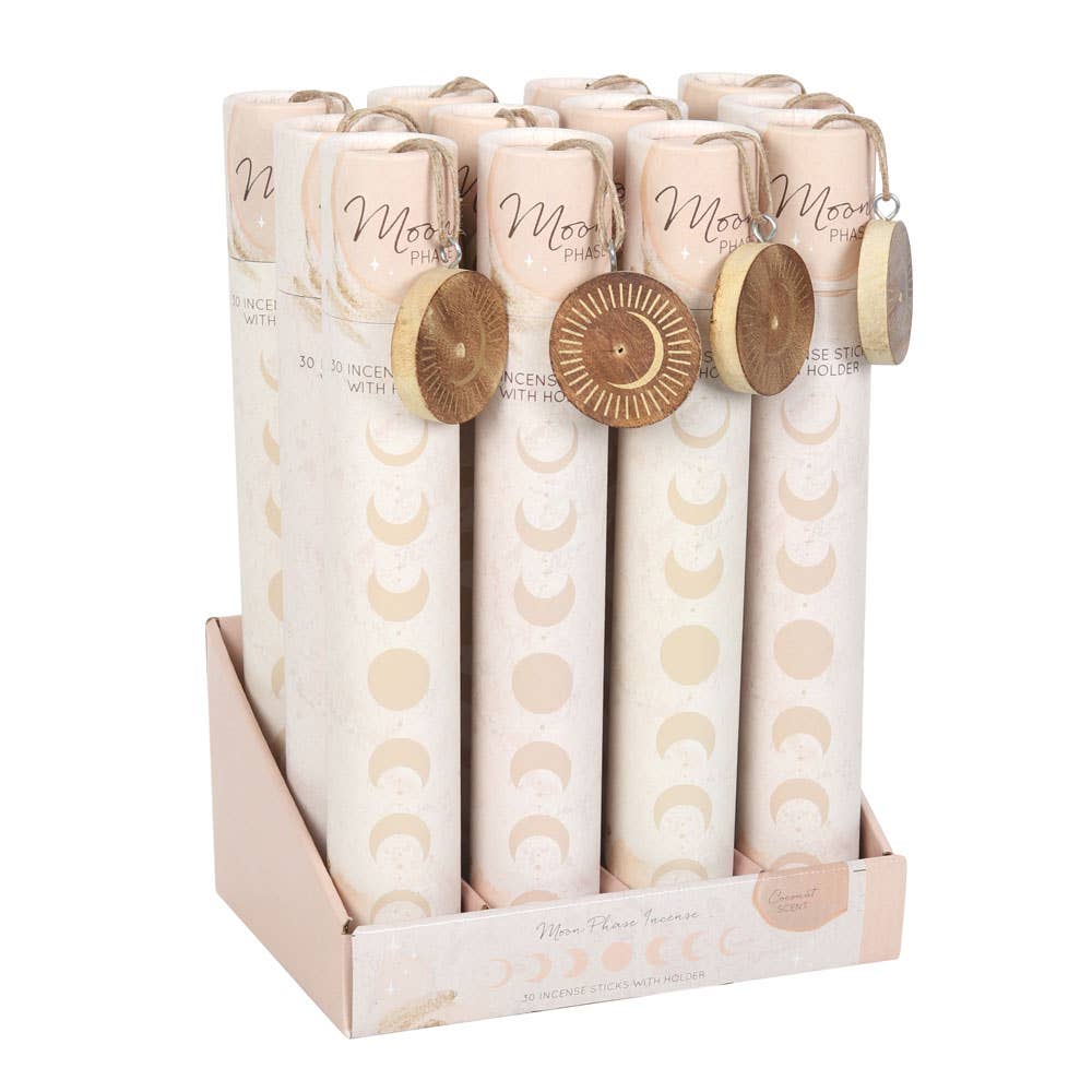 Moon Phase Coconut Incense Stick Gift Sets