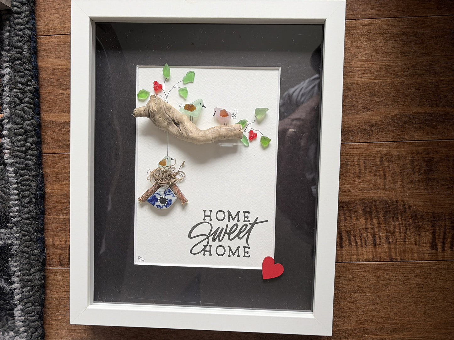 8x10 white framed pic