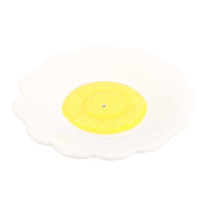 Daisy Ceramic Incense Holder Plate