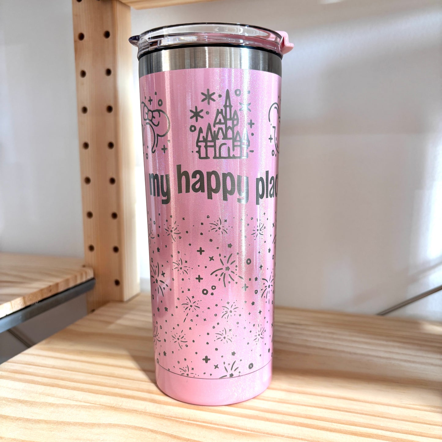 Insulated Coffee Tumbler with Handle and Lid