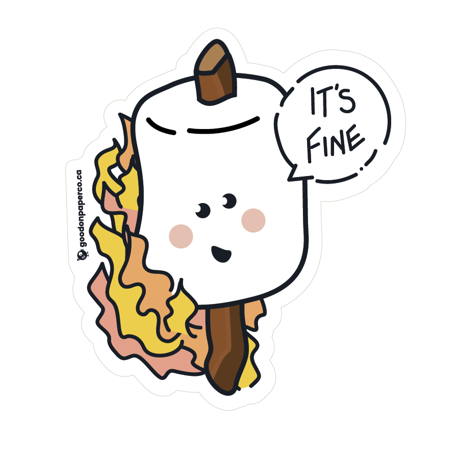 Marshmallow | Vinyl Sticker