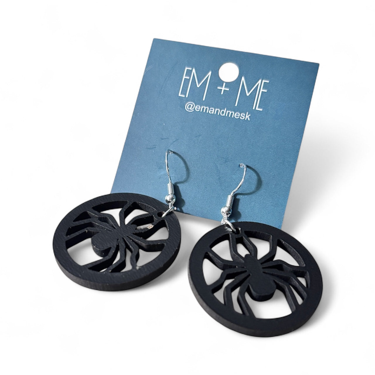 Halloween wooden dangle earrings