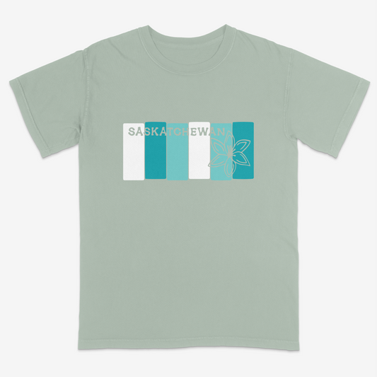 FLAT // Sask Colour Block / Unisex Tshirt