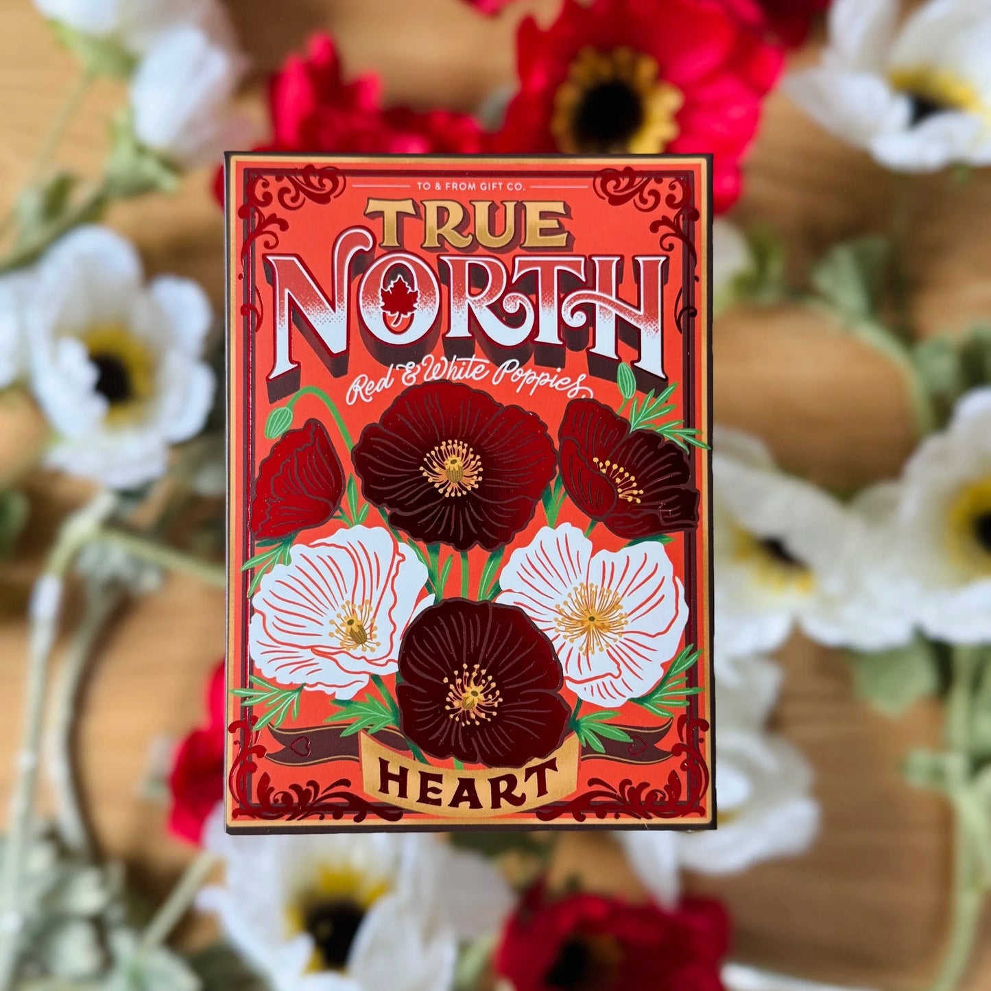 Floriography Seed Packet Countertop Display + 100 Seed Packets