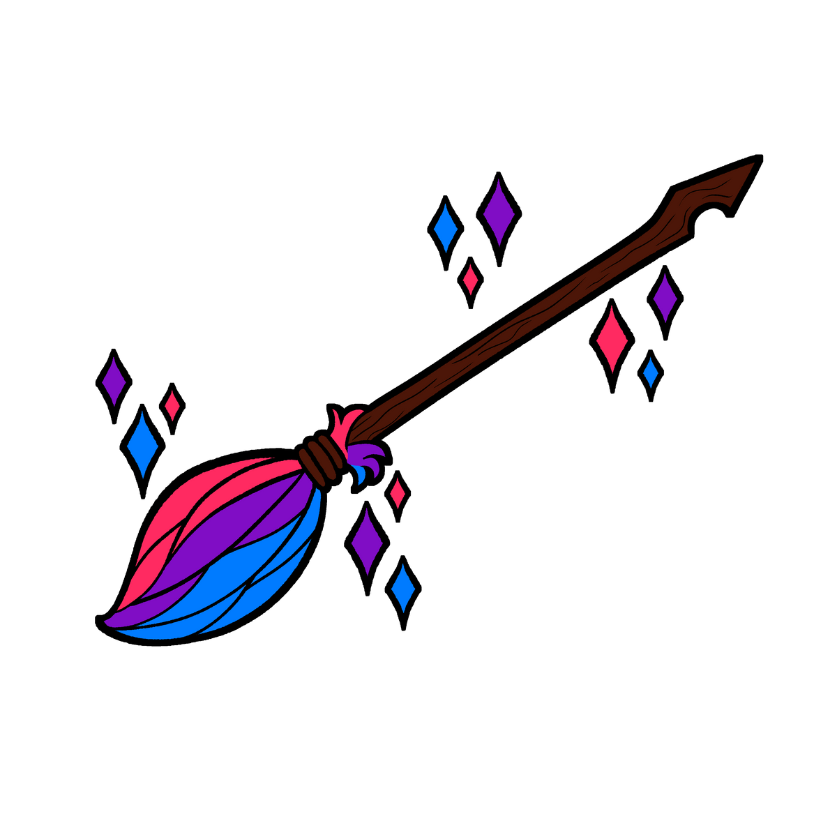 Pride Brooms Sticker Collection
