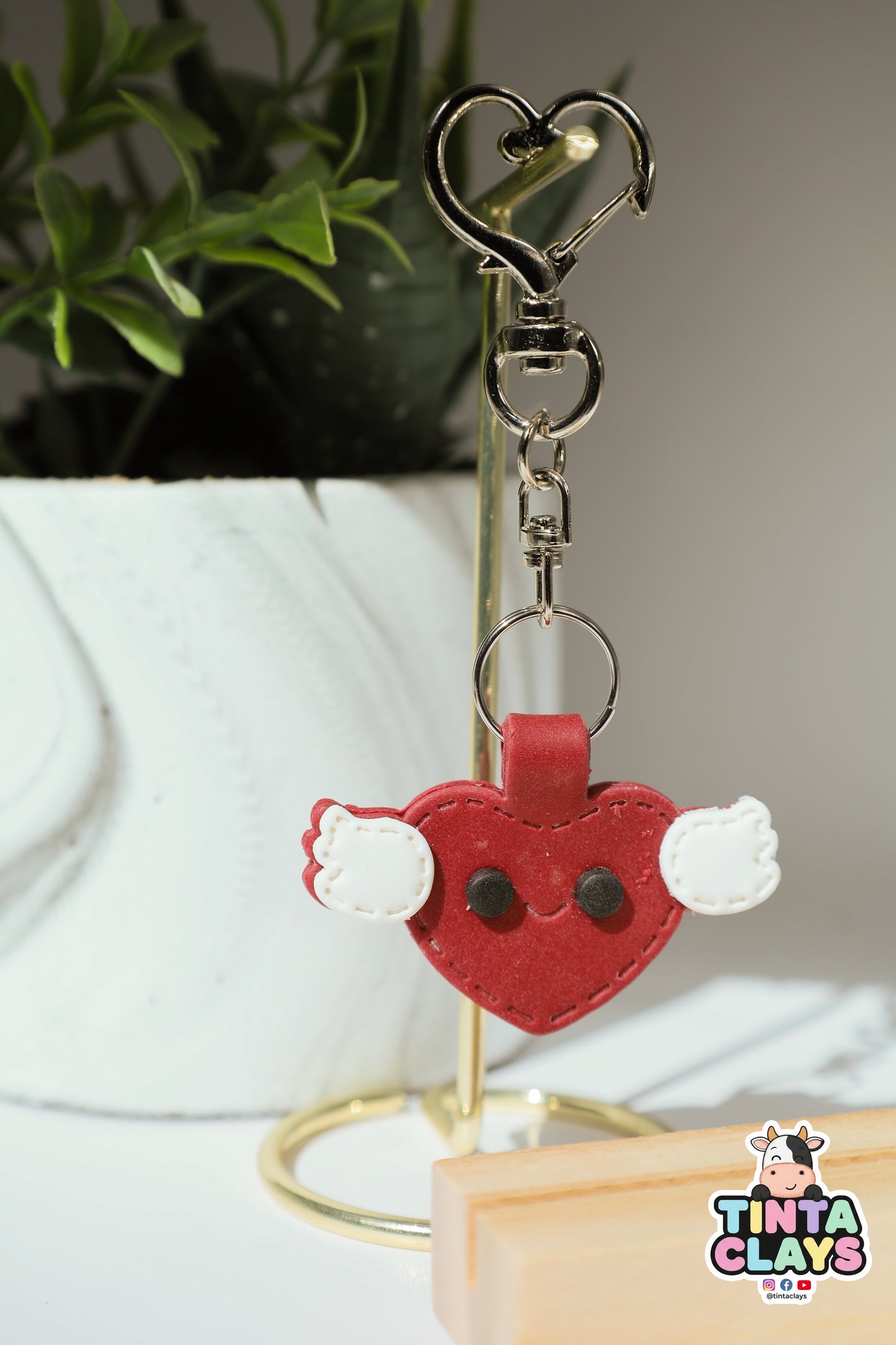 Angel Heart Keychain