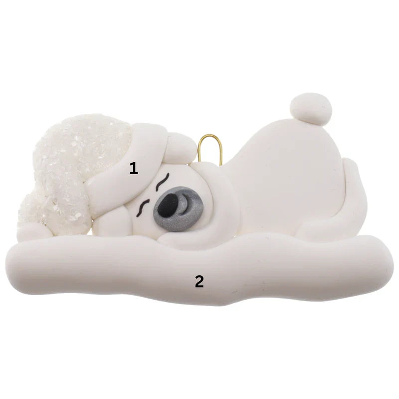 Polar Bear Baby Ornaments