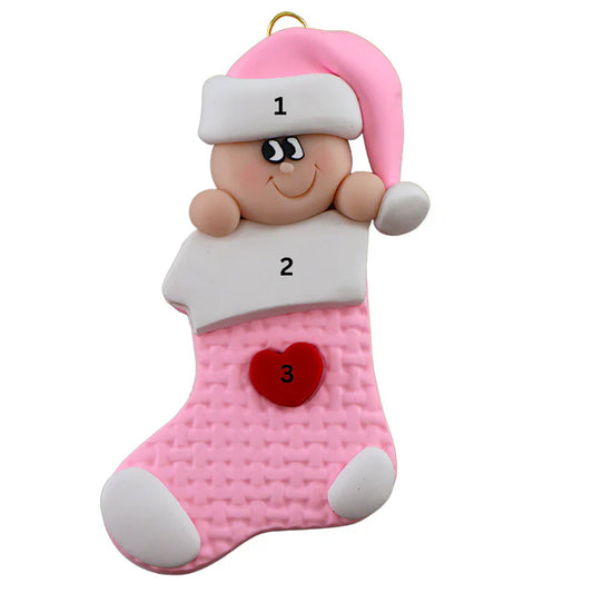 Stocking Baby Ornaments