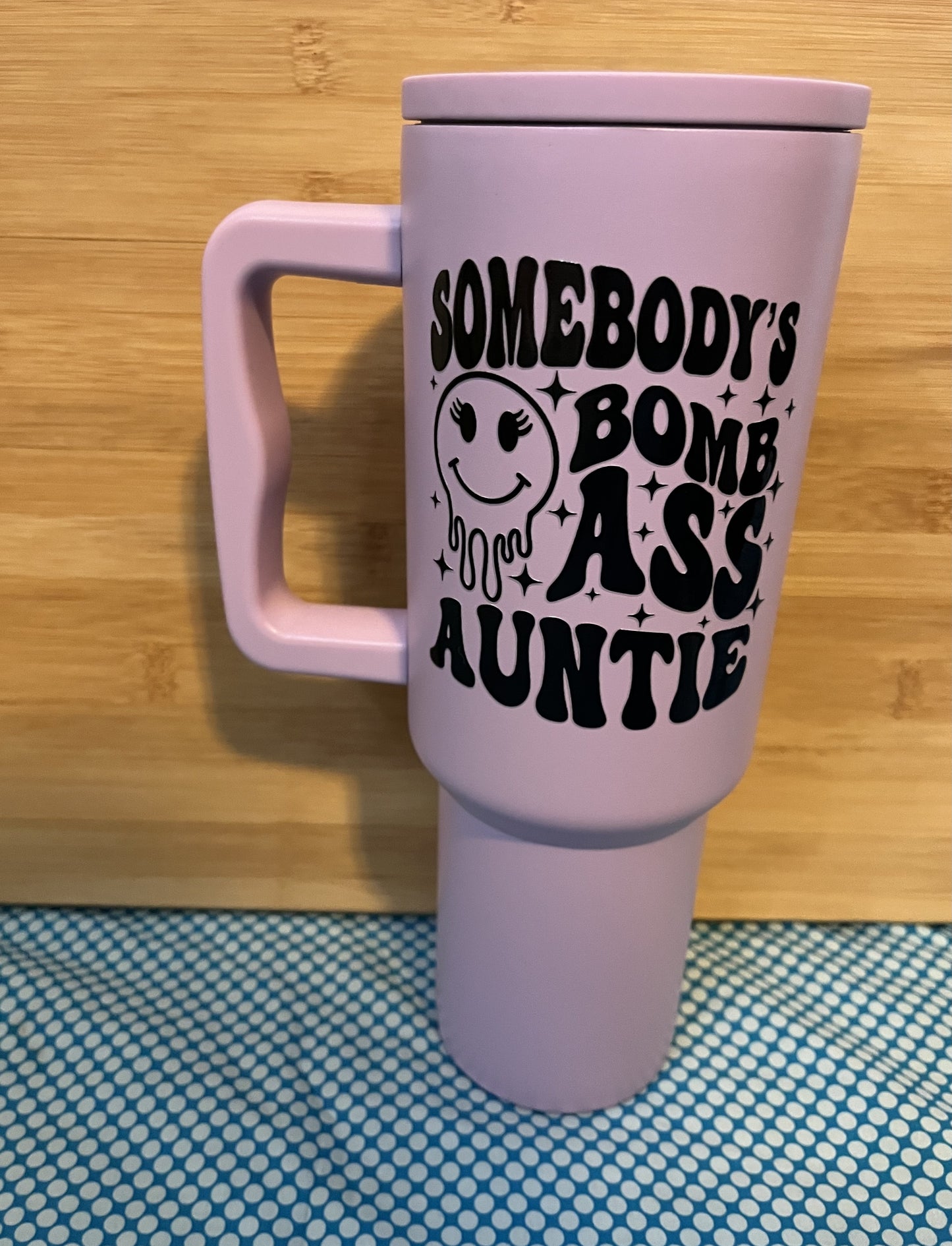 Bomb Auntie 40 oz tumbler