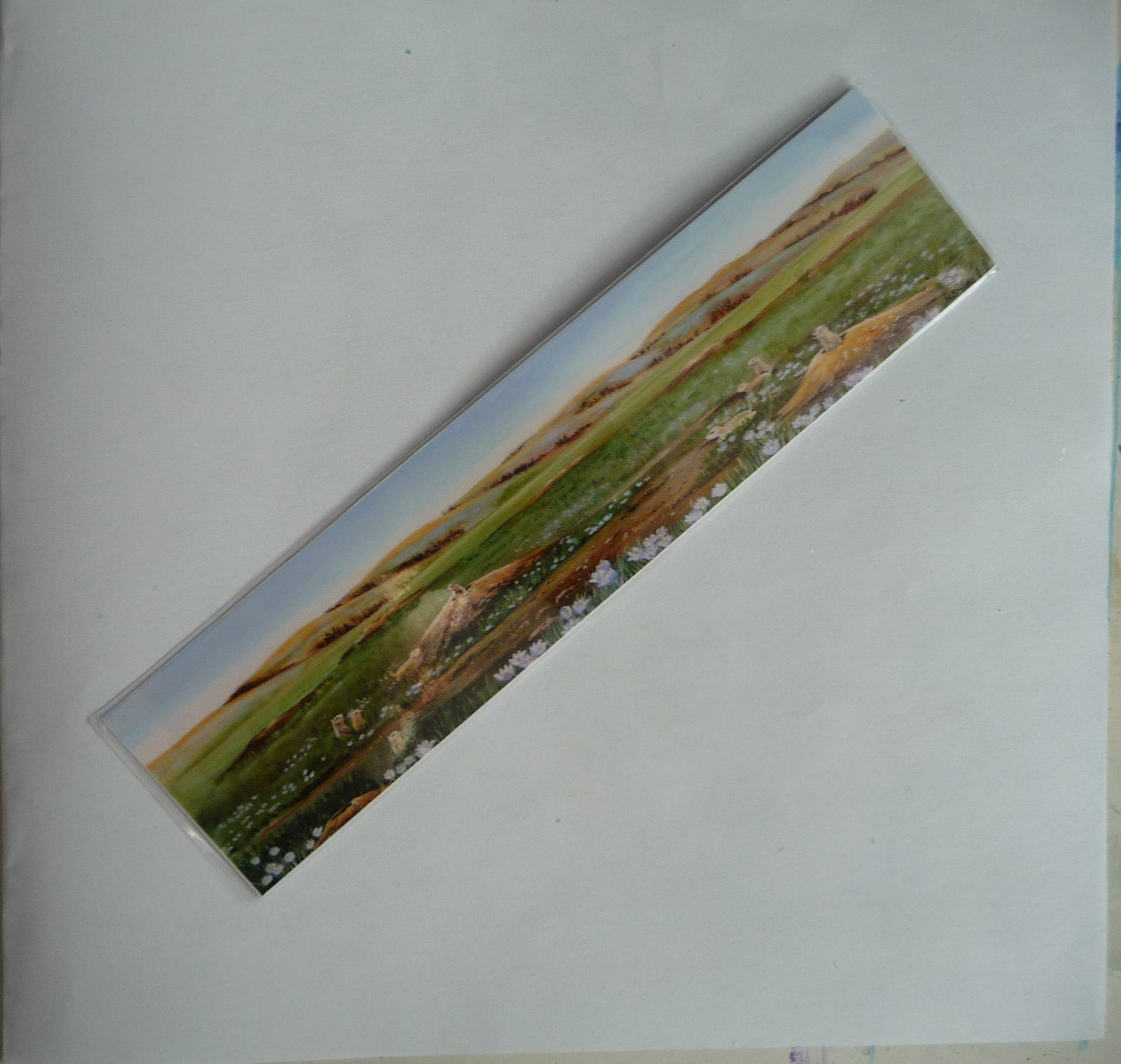 BOOKMARK-FROLICKING AMONG THE CROCUSES