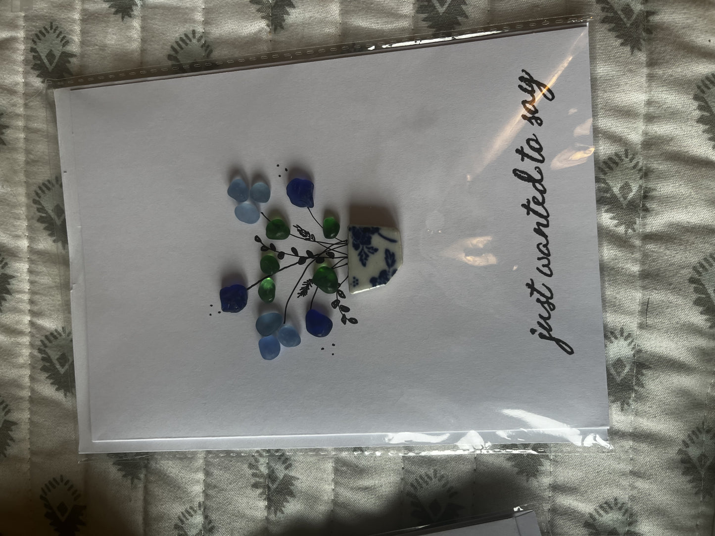 Card- just wanted to say...