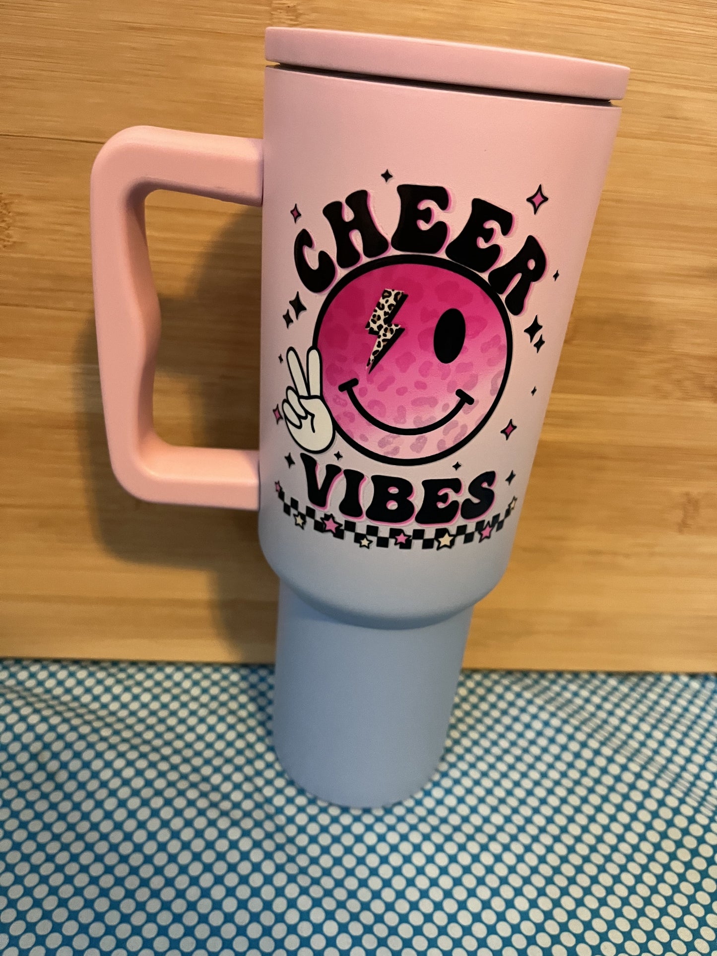 Cheer Vibes 40 oz Tumbler