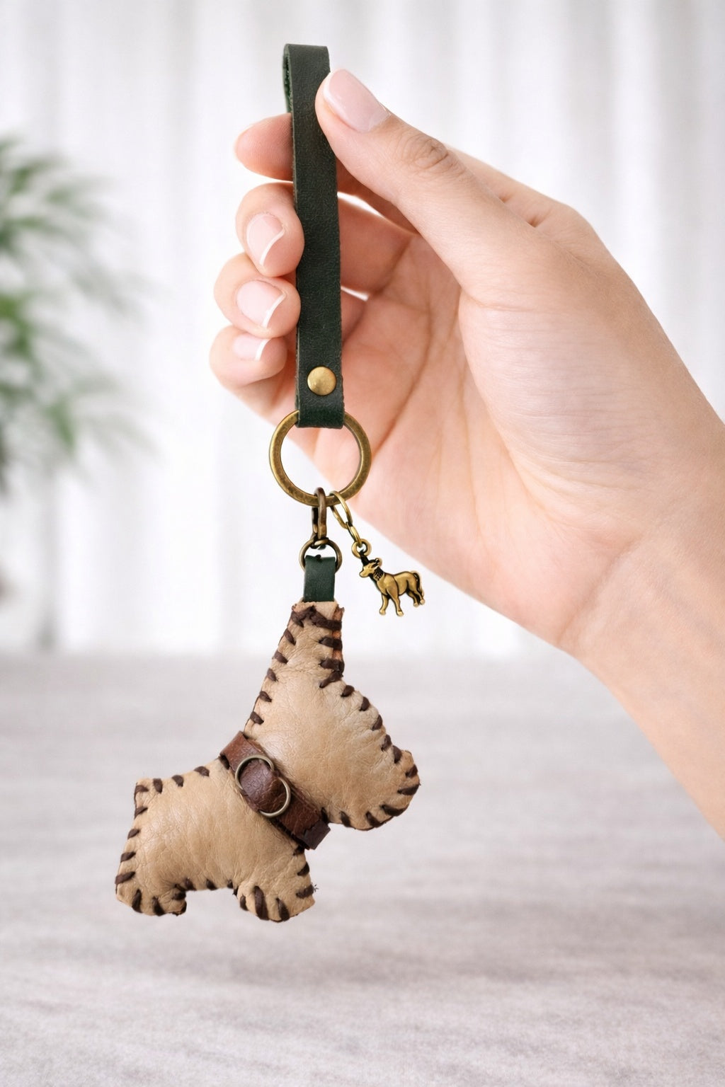 Dog keychain