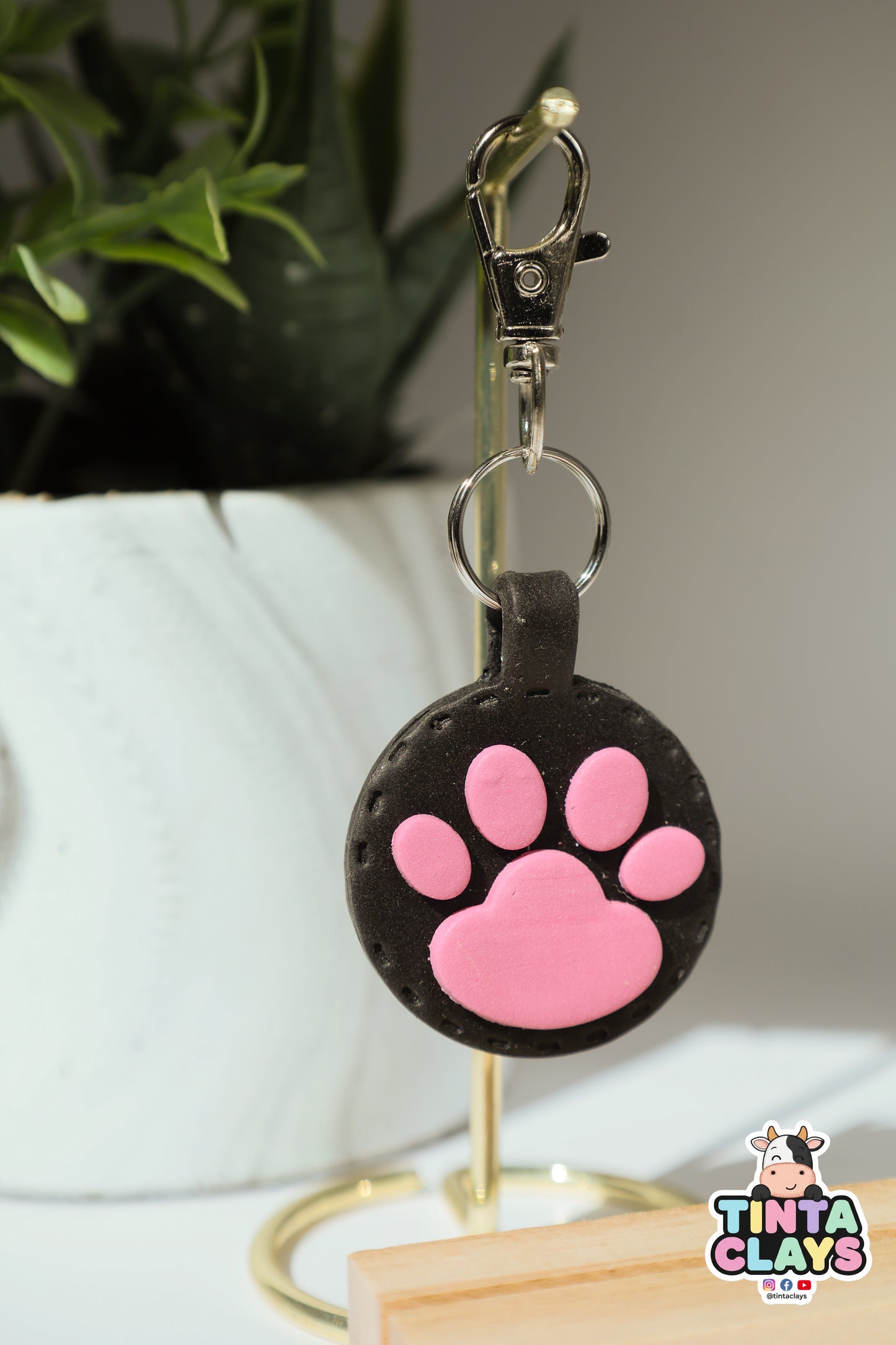 Dog Paw Keychain
