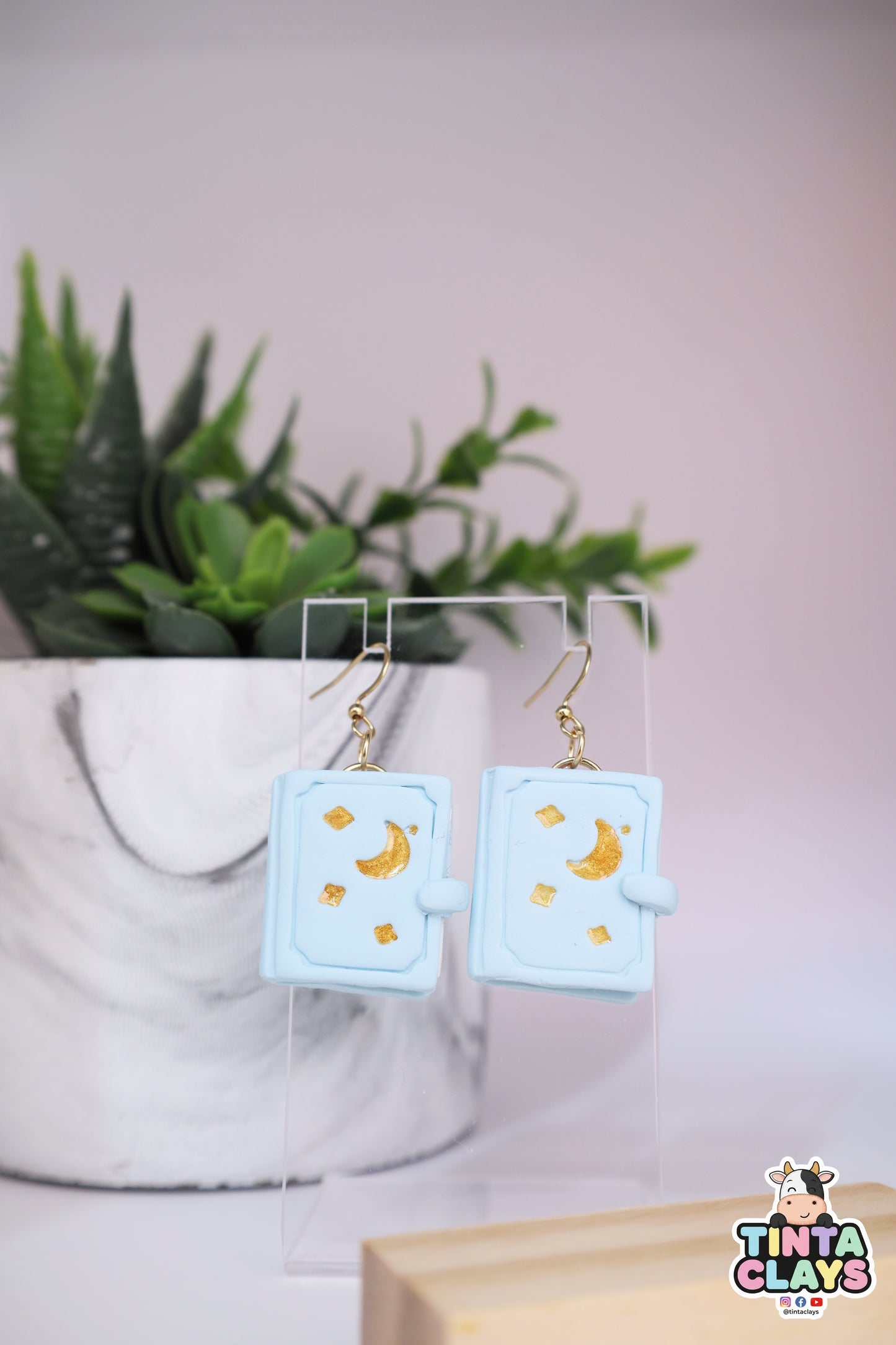 Enchanted Book Earrings