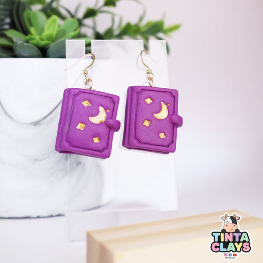 Enchanted Book Earrings