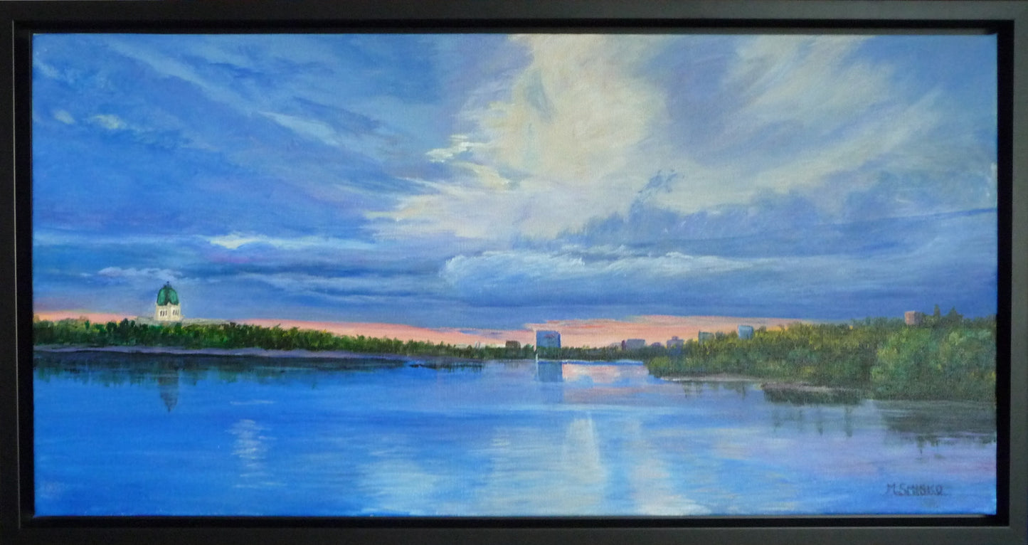 EVENING BLUES - ORIGINAL PAINTING