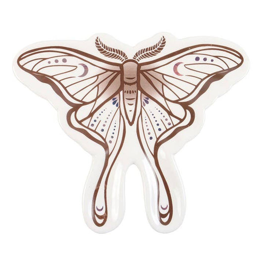 Luna Moth Ceramic Trinket Dish