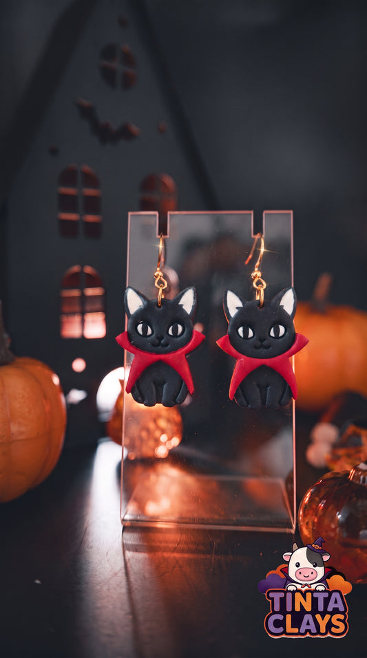 Halloween Cat Earrings