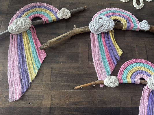 macrame rainbow