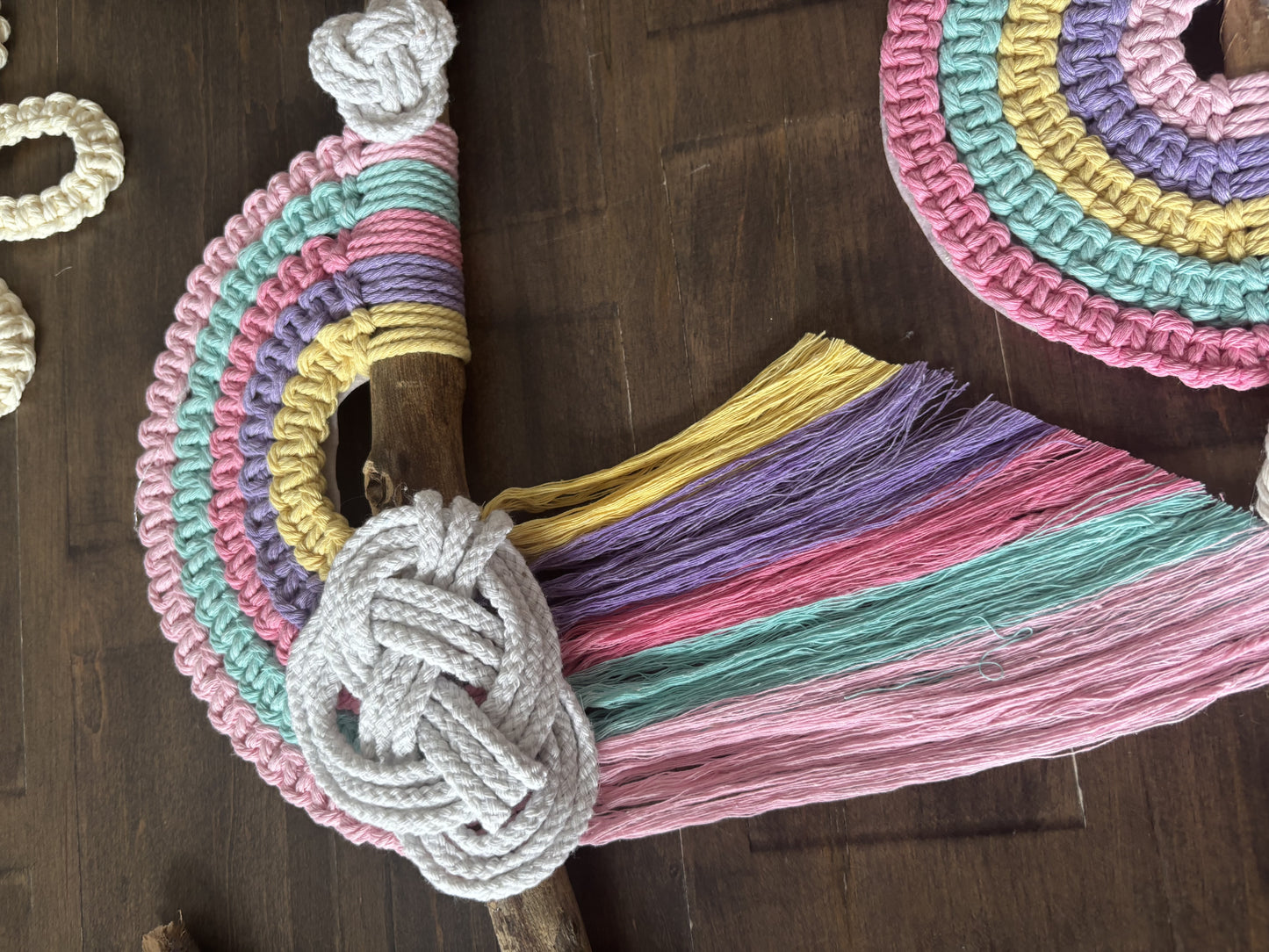 macrame rainbow