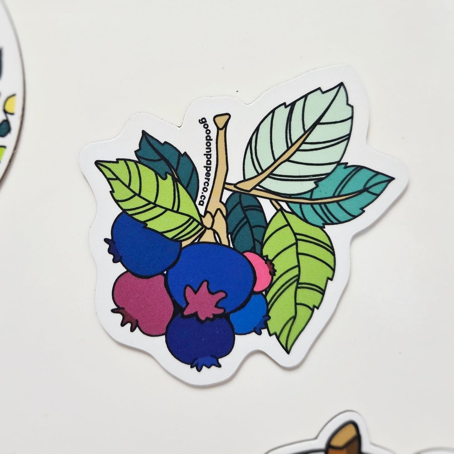 Saskatoons/Blueberries | Fridge Magnet
