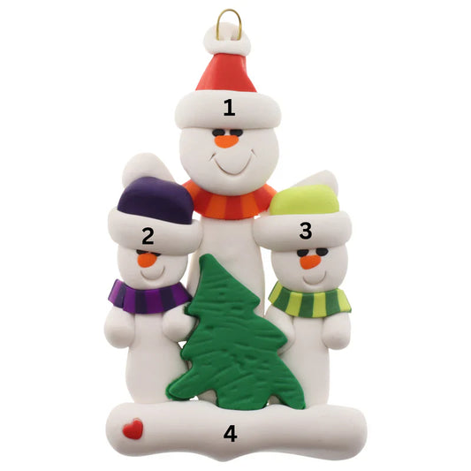 Single Parent Tree Family Ornaments