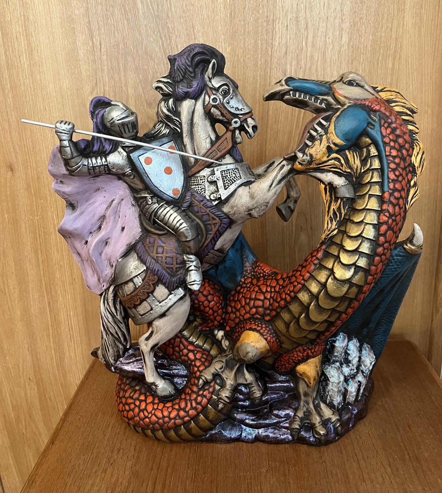 Slaying The Dragon Ceramic