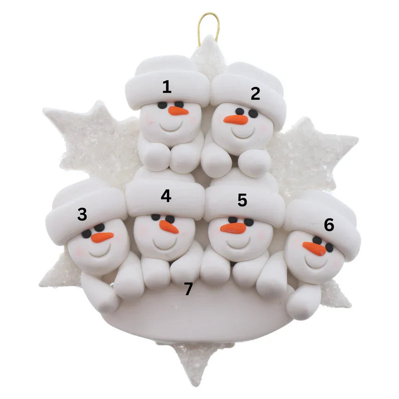 Snowflake Family Ornaments
