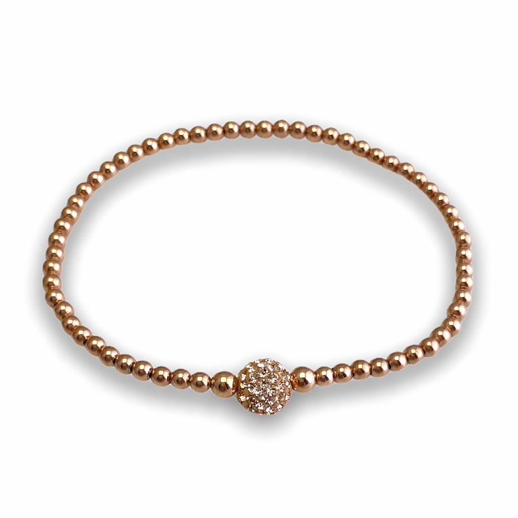 Shimmer Soothing Bracelet - Rose Gold - Medium