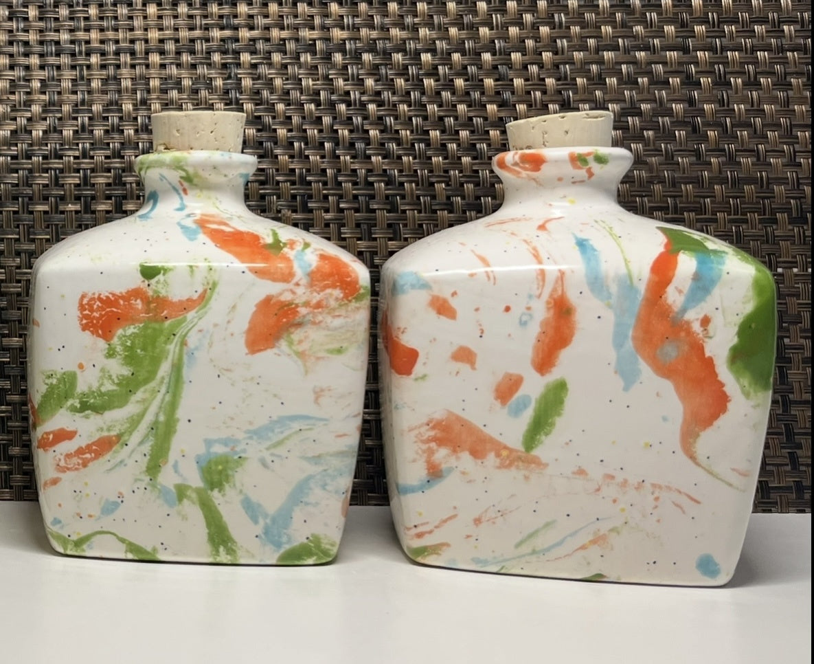 Square Condiment Jars