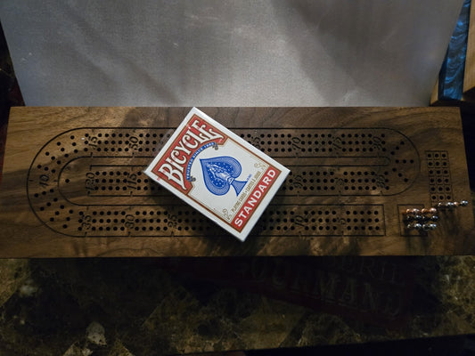Walnut Cribbage Board