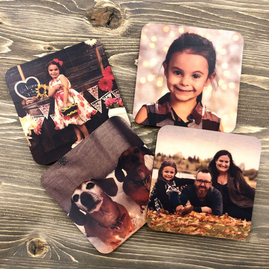 Custom Photo Coasters - HandmadeSask
