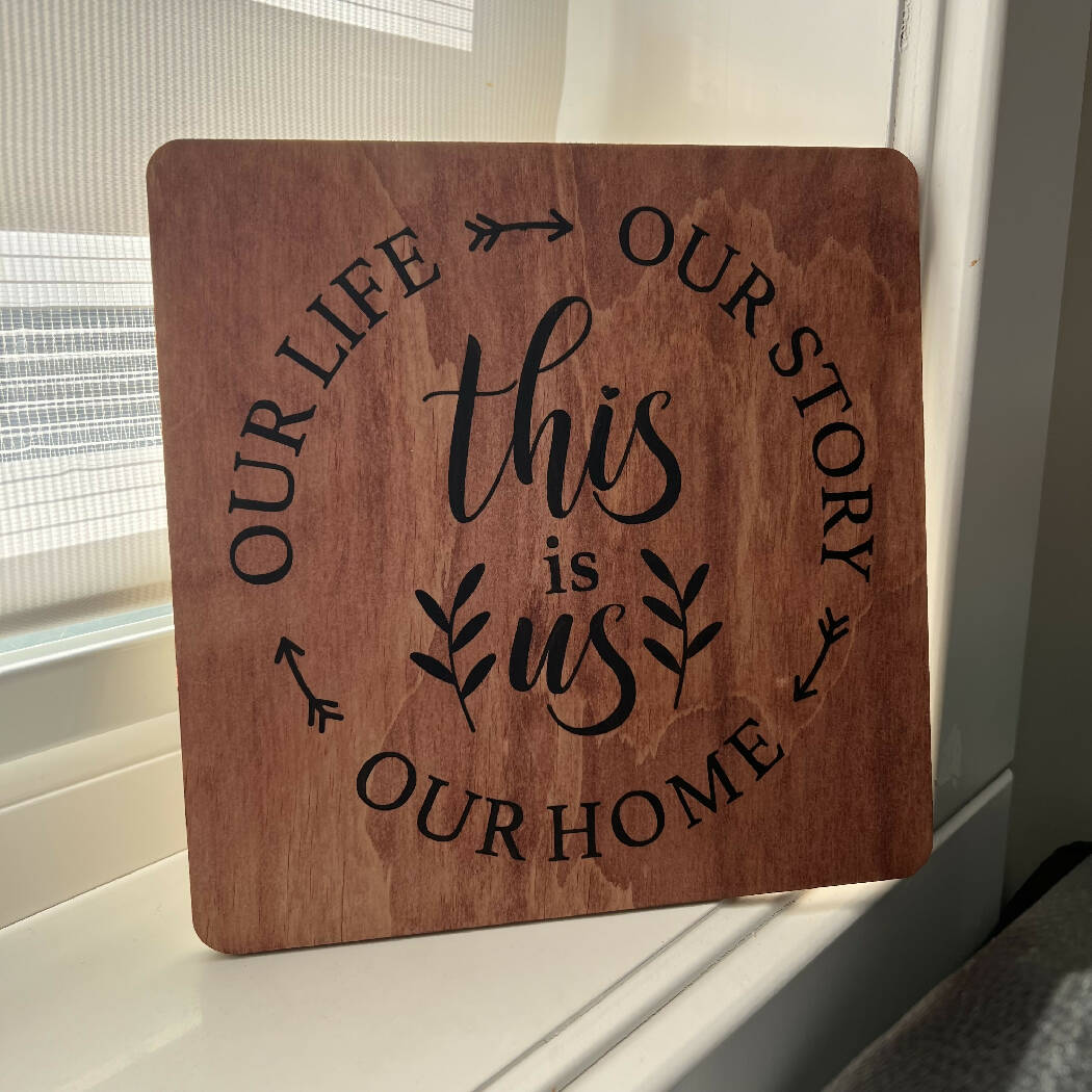 Mini Stained Sign